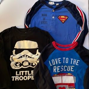 GAP Set of 3 Long Sleeve T-Shirts Size 5
